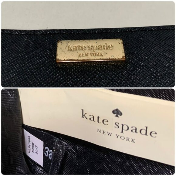 Kate Spade Laurel Way Neda Zip Around Wallet Black WLRU2669 - Picture 12 of 12